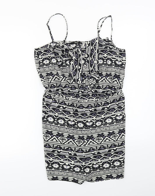 Womens UK Size 8 Oasis One-Piece Black Jumpsuit