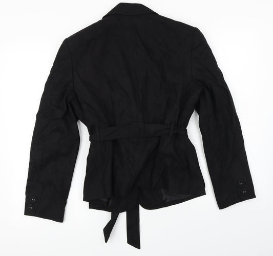 M&Co Womens Black Jacket Coat Size 14