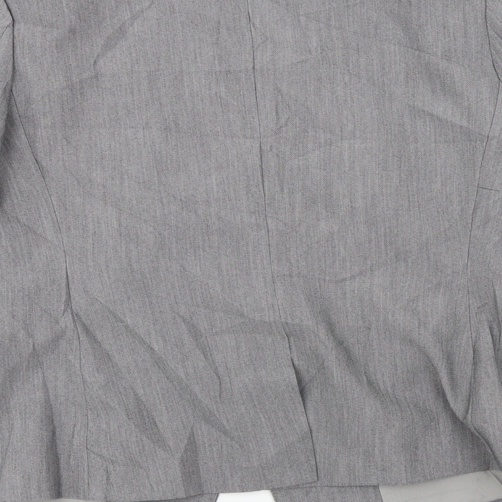Papaya Womens Grey Jacket Blazer Size 12