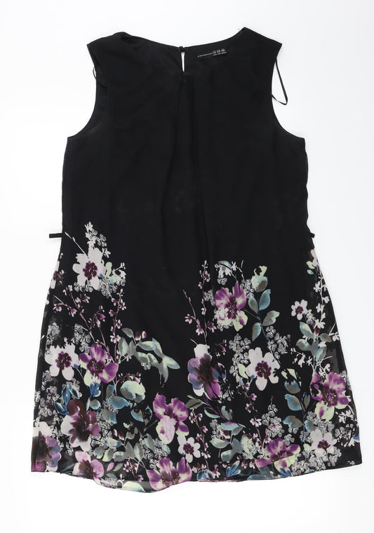 Womens UK Size 14 Atmosphere Black Basic Blouse