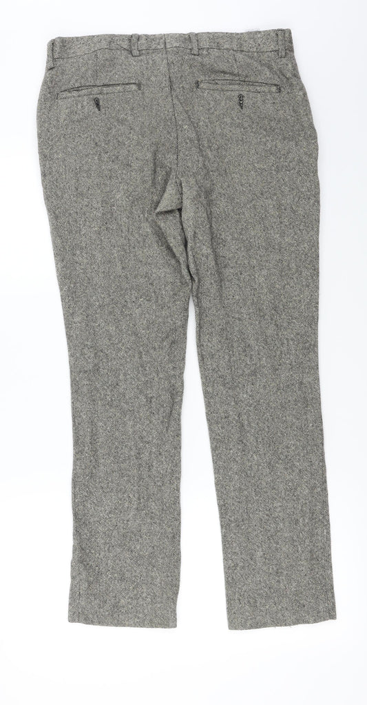 Womens UK Size 32 in Topman Regular Fit Beige Trousers