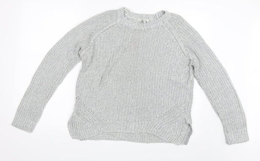 Peacocks Womens Grey Pullover Jumper Size M