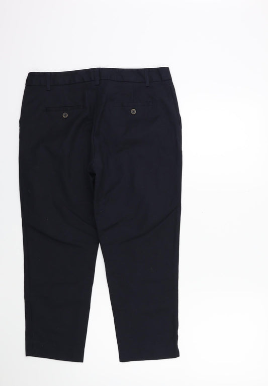 Womens UK Size 12 Oasis Regular Fit Blue Trousers
