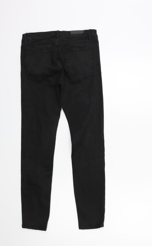 Zara Womens Black Denim Skinny Jeans Size 26 in L26 in