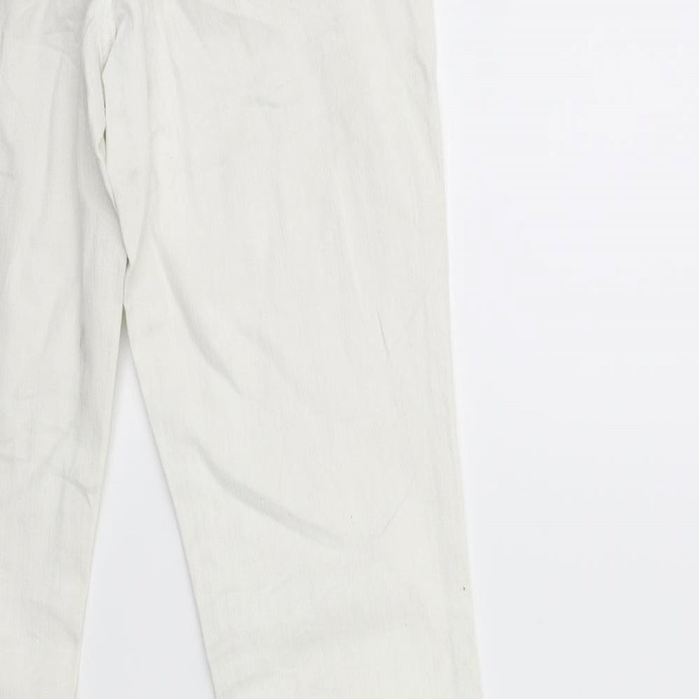 Noisy may Womens White Denim Skinny Jeans Size 26 in L30 in