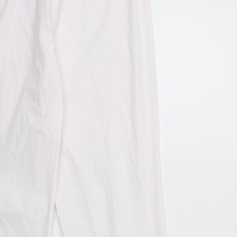 REWA Womens White Trousers Size 14 L27 in