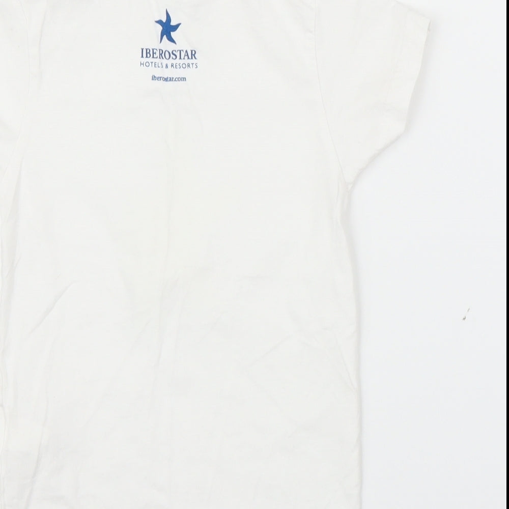 Monroy Sports Girls White Basic T-Shirt Size 4 Years