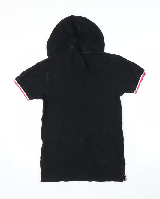 Authentic Womens Black Tunic Polo Size XS