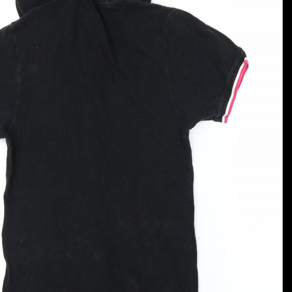 Authentic Womens Black Tunic Polo Size XS