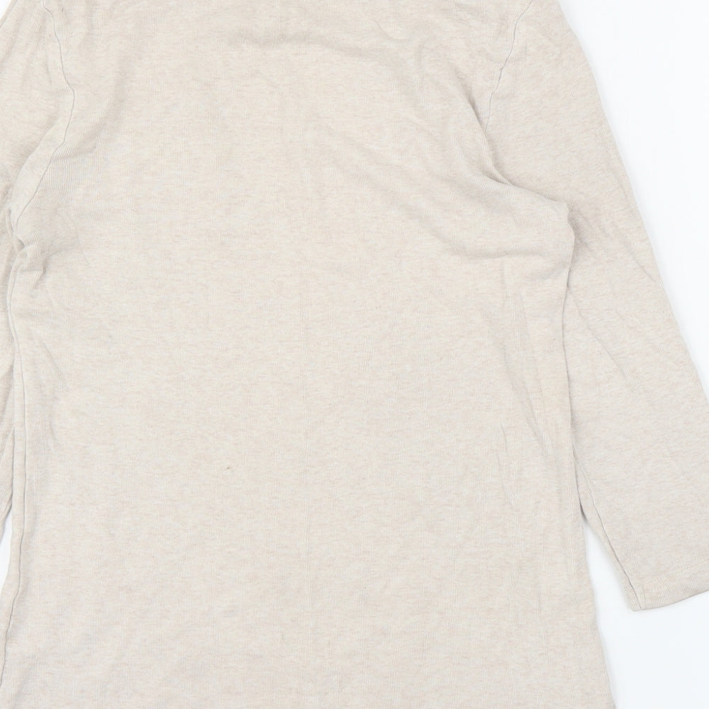 Cherokee Womens Beige Basic Blouse Size 10