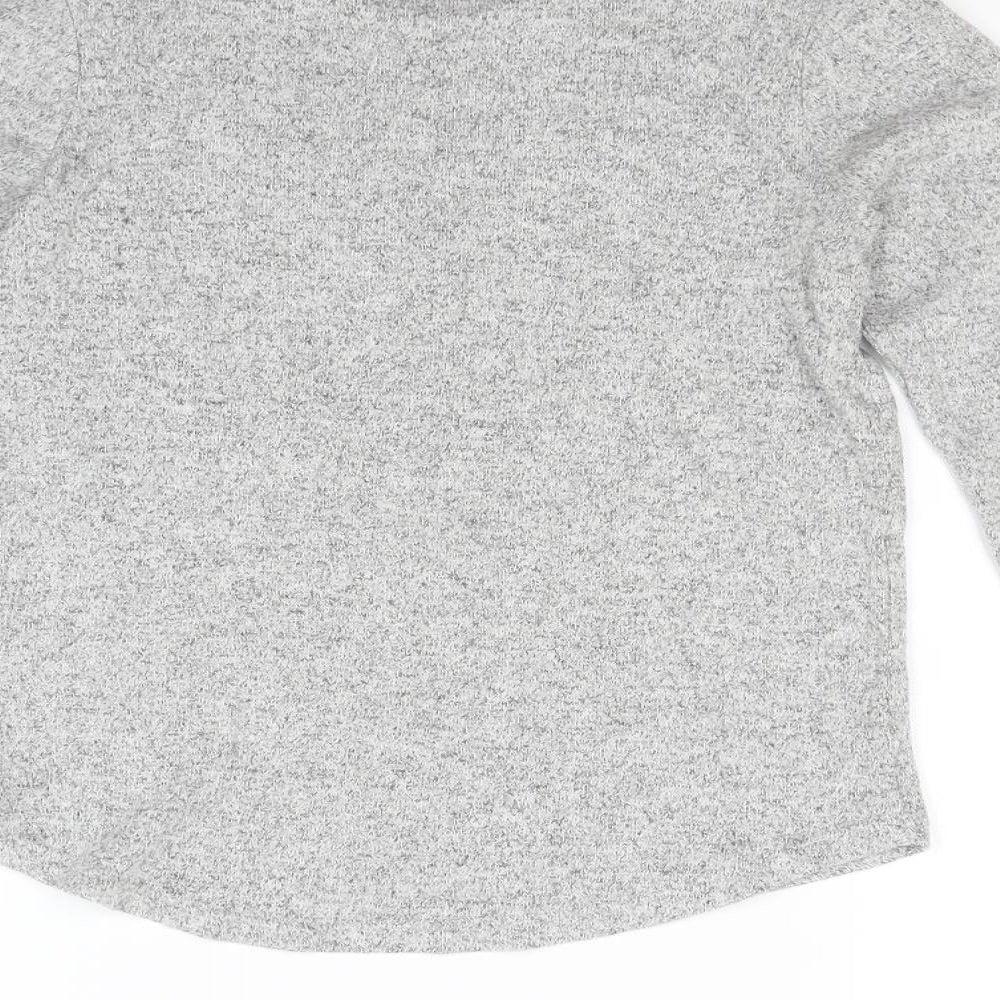 George Girls Grey Pullover Sweatshirt Size 10 Years - New york