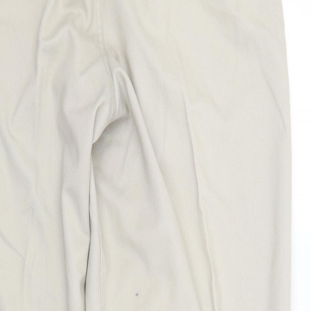 ALK Mens Beige Chino Trousers Size 38 L30 in