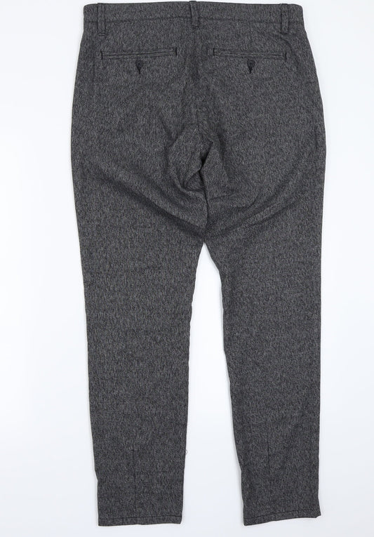 ONLY & SONS Womens Grey Capri Trousers Size 32 L32 in