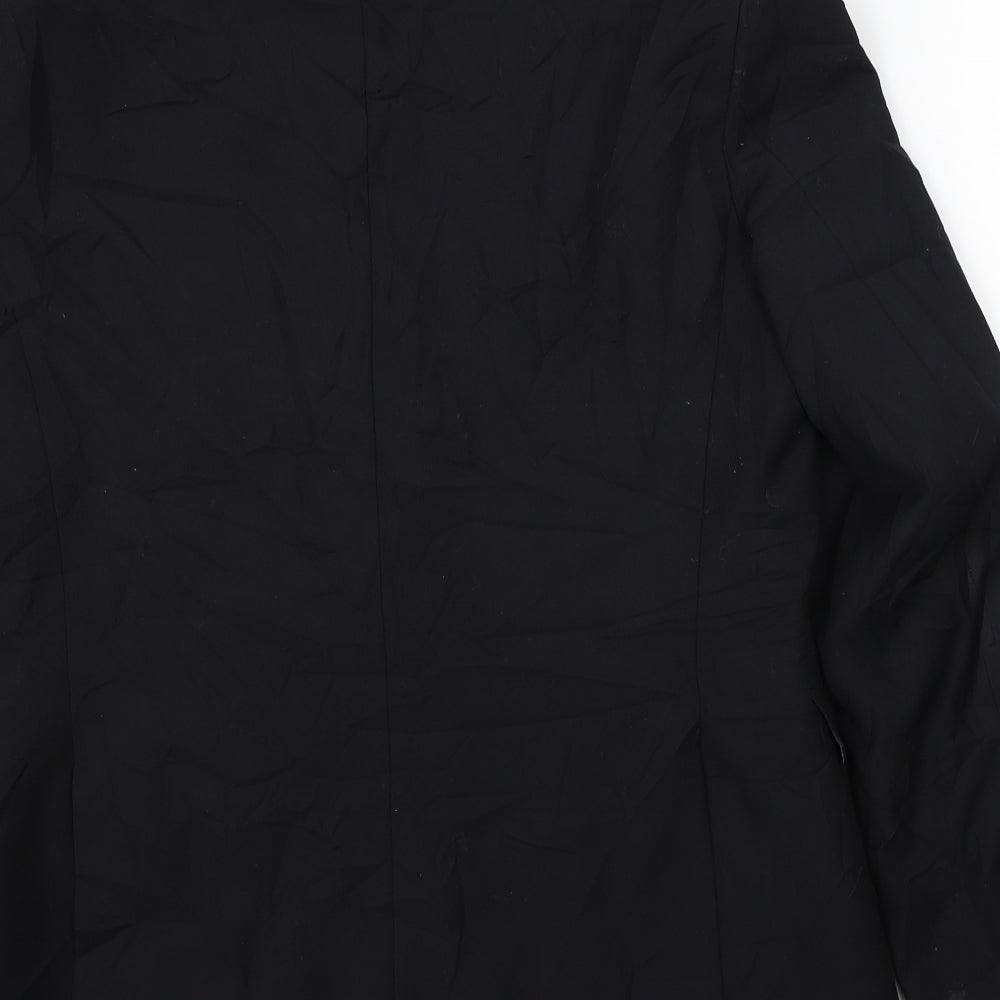 Mens UK Size 40 Burton Regular Black Suit Jacket