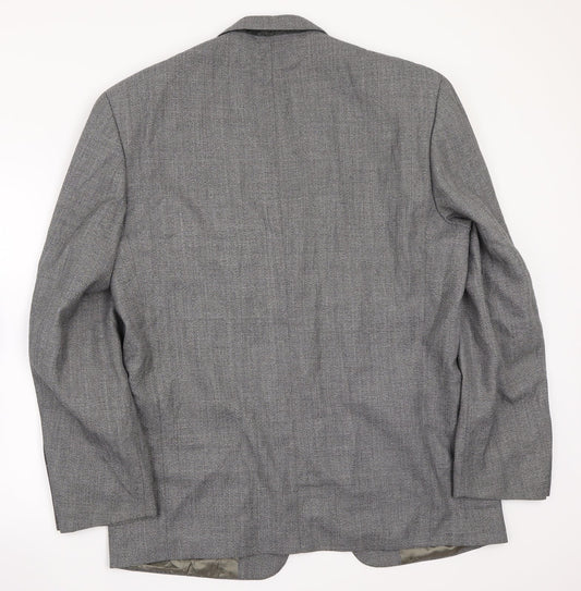 Mens UK Size 42 Ciro Citterio Regular Grey Suit Jacket