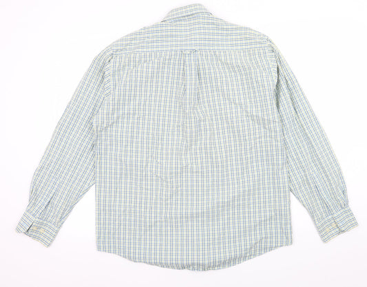 Zantos Mens Multicoloured Check Button-Up Size M