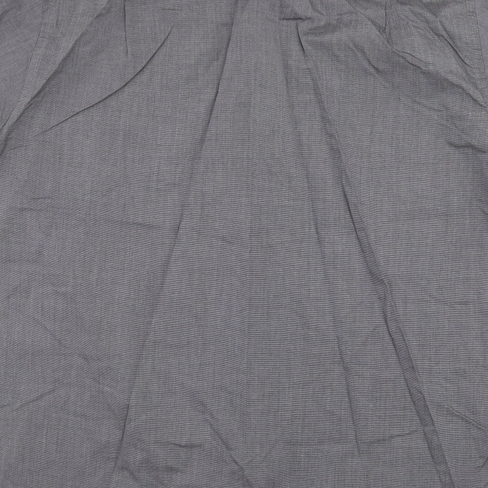 George Mens Grey Button-Up Size 15.5