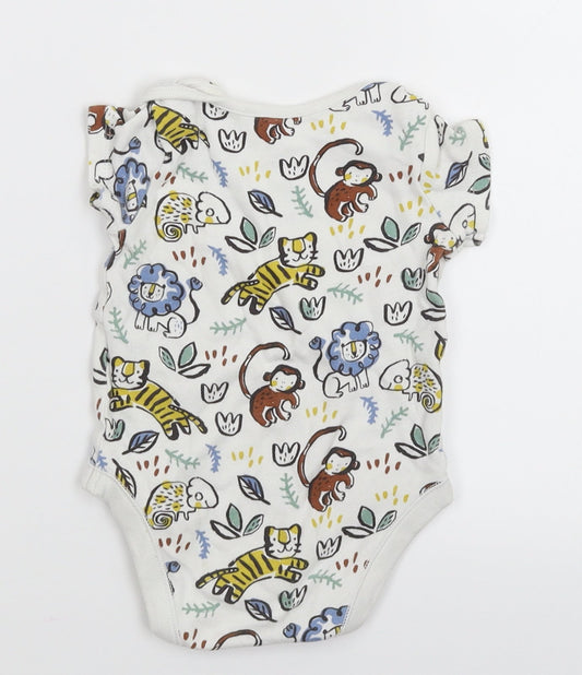 F&F Baby White Babygrow One-Piece Size 6-9 Months