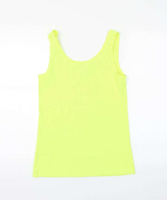 F&F Womens Yellow Basic Tank Size 14