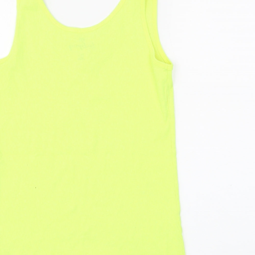 F&F Womens Yellow Basic Tank Size 14