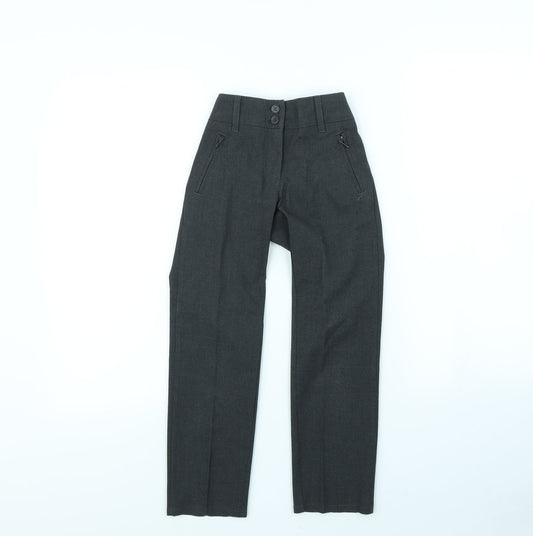 M&S Boys Grey Dress Pants Trousers Size 6 Years