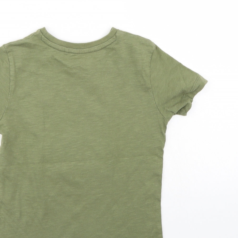 Next 82 Boys Green Basic T-Shirt Size 6 Years