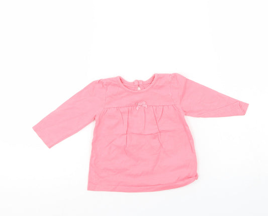 George Girls Pink Jumper Dress Size 3-6 Months