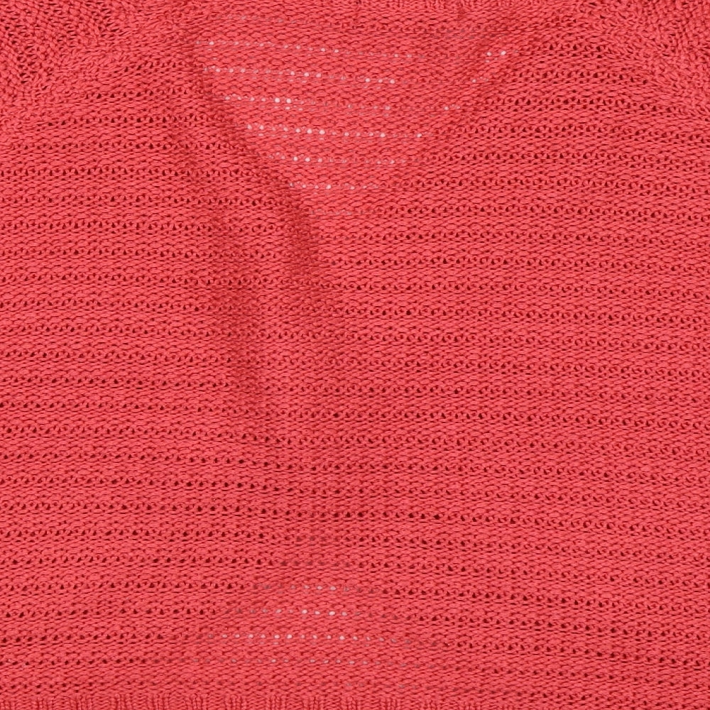 BM Womens Pink Cardigan Jumper Size XL