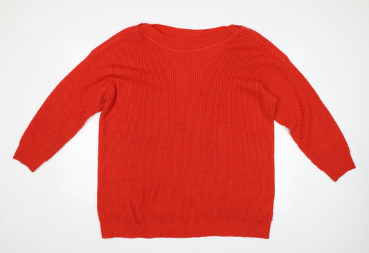 Simply Be Womens Red Pullover Jumper Size L