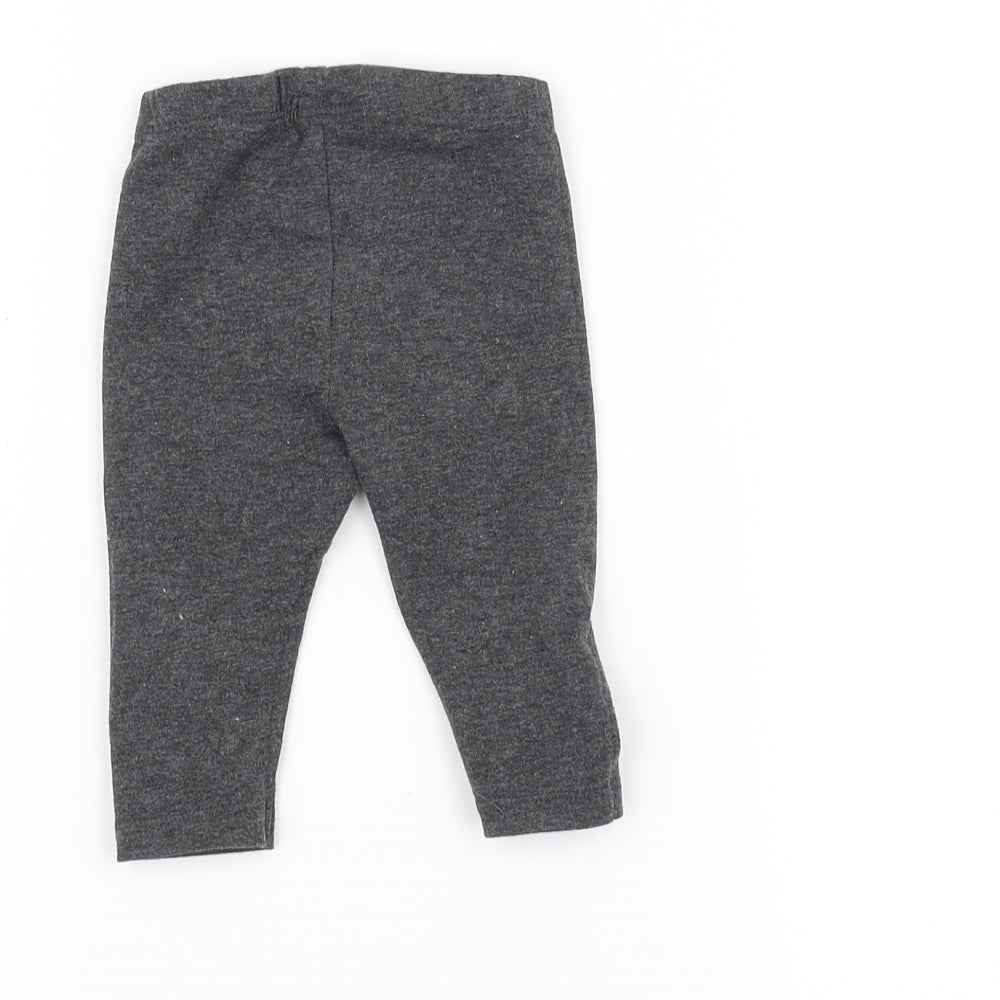 Earlydays Baby Black Sweatpants Trousers Size 3-6 Months - Cat
