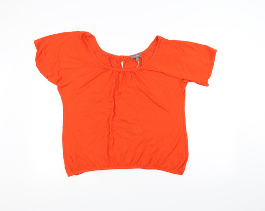 Womens UK Size 14 et vous Orange Basic T-Shirt