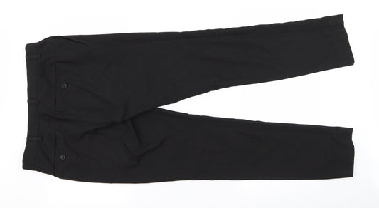 Womens UK Size 30 NEXT Extra-Slim Fit Black Trousers
