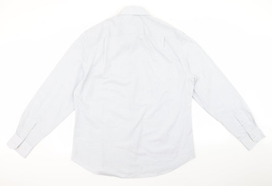 tailor cutter Mens Green Dress Shirt Size 16