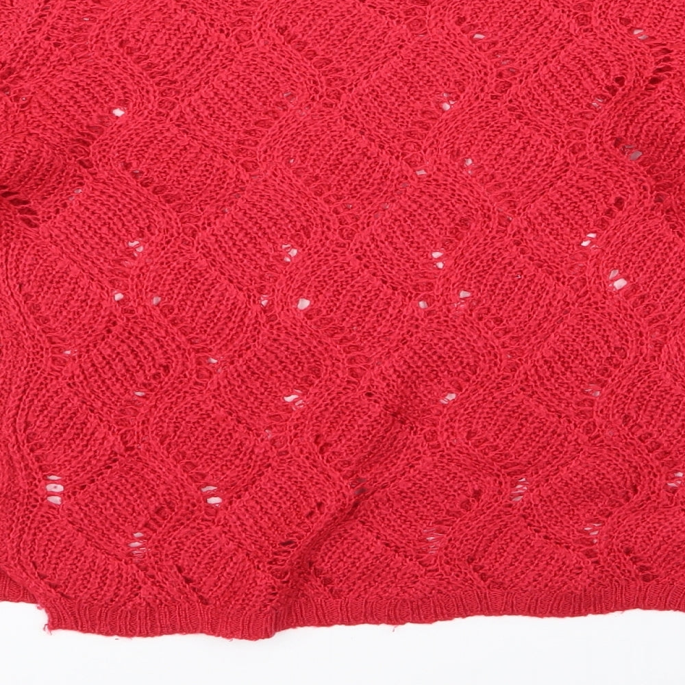 Atmosphere Womens Red Cardigan Jumper Size 8