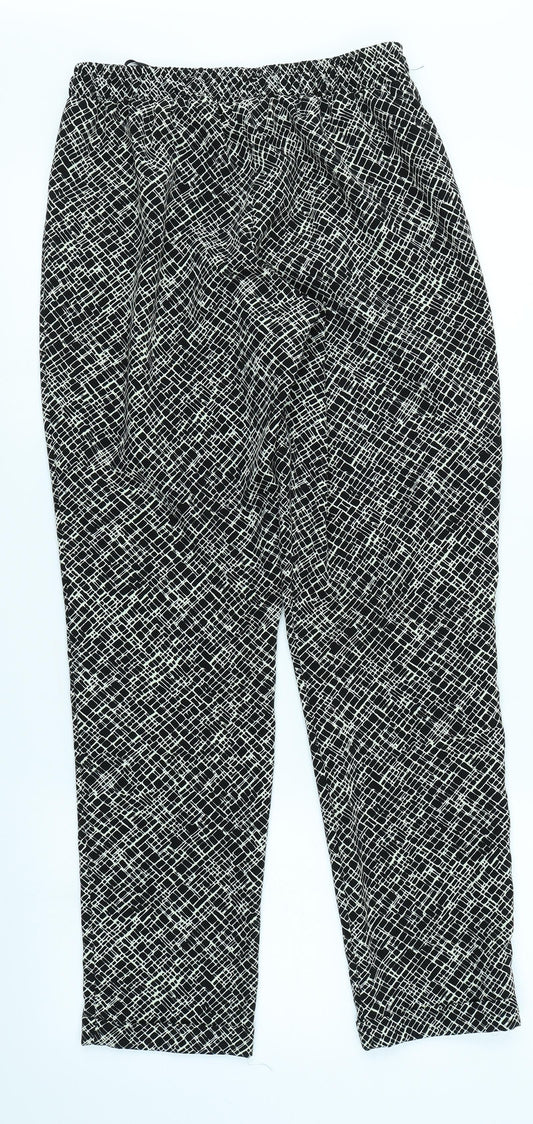 Womens UK Size 8 Atmosphere Regular Fit Black Trousers