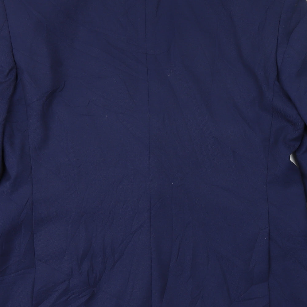 Mens UK Size 40 Burton Regular Blue Suit Jacket