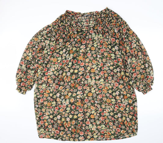 Nutmeg Womens Multicoloured Floral Fit & Flare Size 12