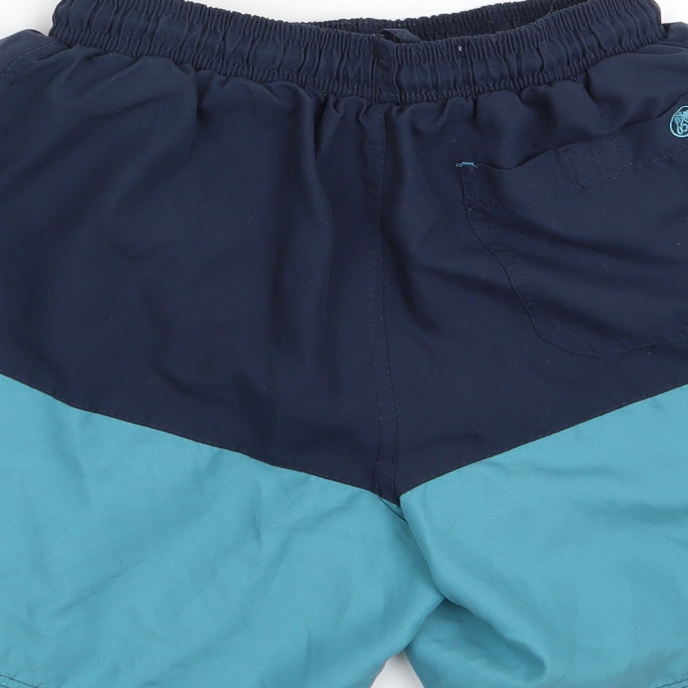 Easy Mens Blue Cargo Shorts Size S - Stretch waistband