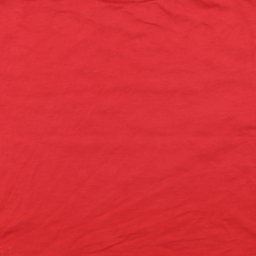 Candy Girls Red Basic T-Shirt Size 14 Years