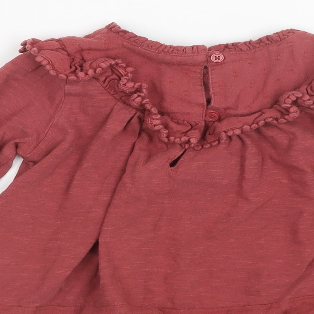 NEXT Girls Red Shirt Dress Size 18-24 Months