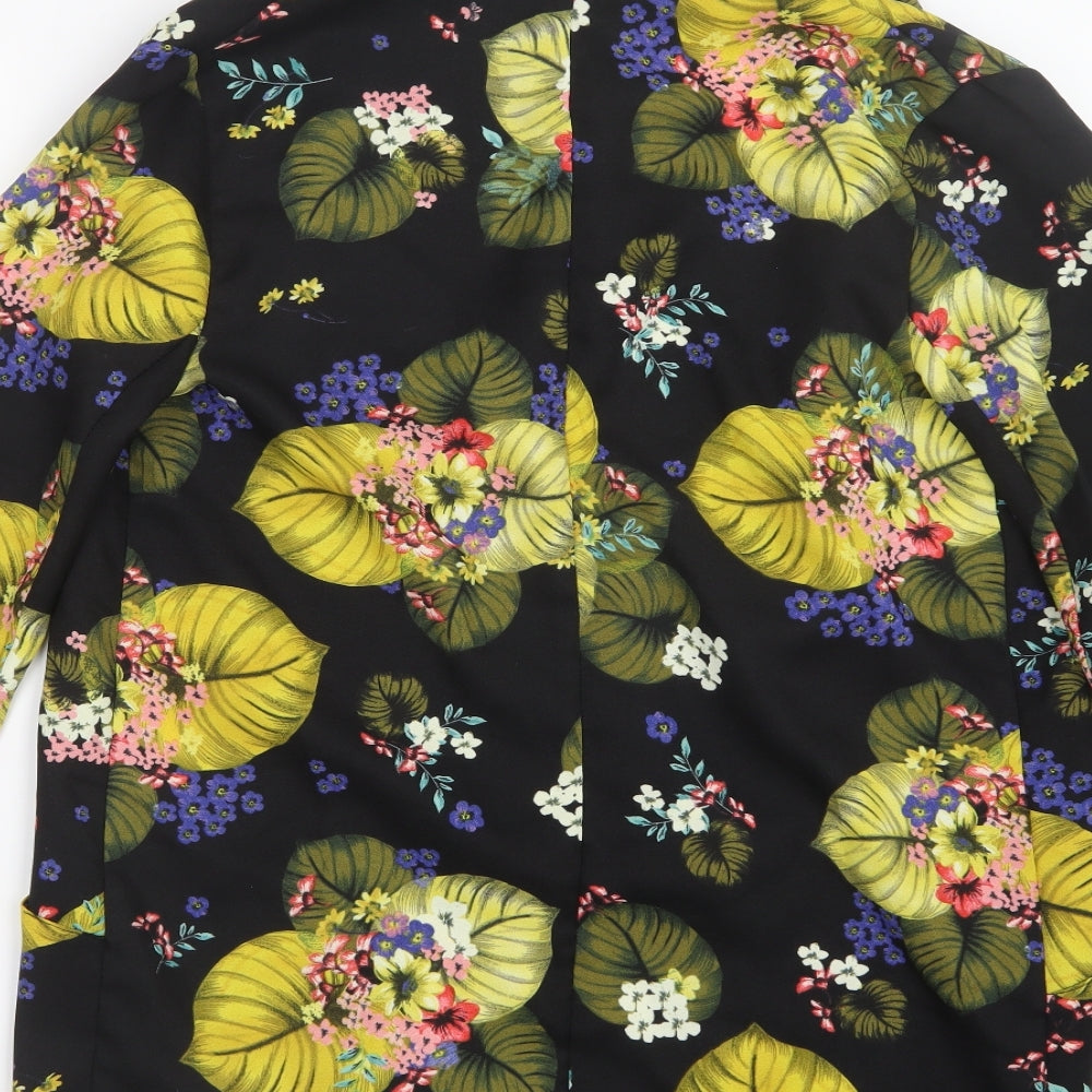 Atmosphere Womens Yellow Geometric Jacket Size 6