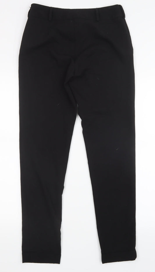 New Look Womens Black Trousers Size 6 L28.5 in