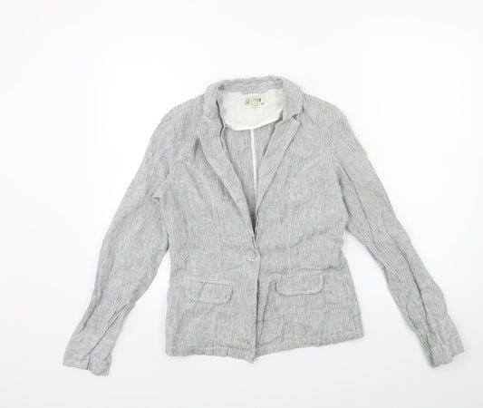 Womens UK Size 8 M&Co Grey Jacket
