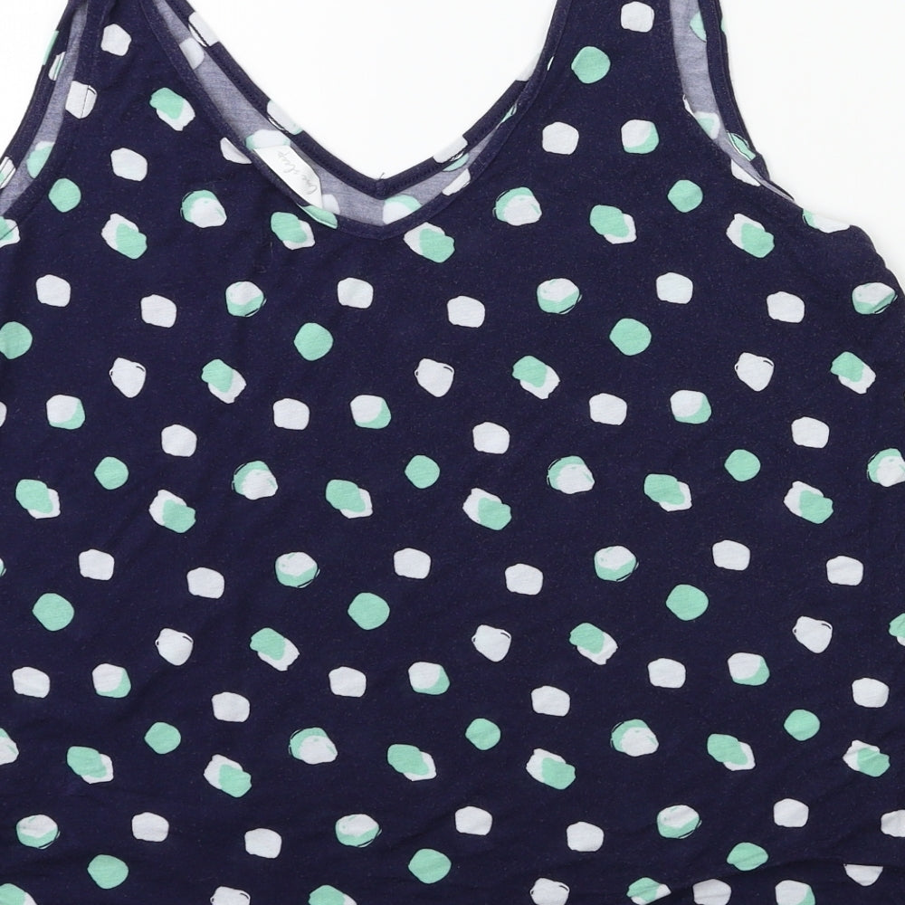 Womens UK Size 12 Marks and Spencer Blue Basic Tank