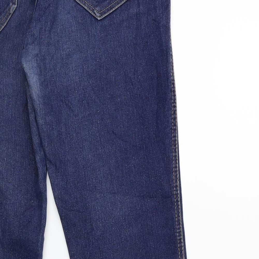 Womens UK Size 29 in H&M Regular Fit Skinny Blue Jeans