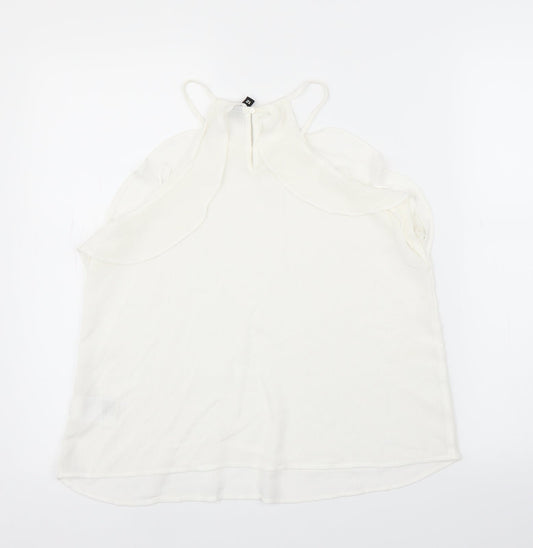 Womens UK Size 12 H&M White Camisole Blouse