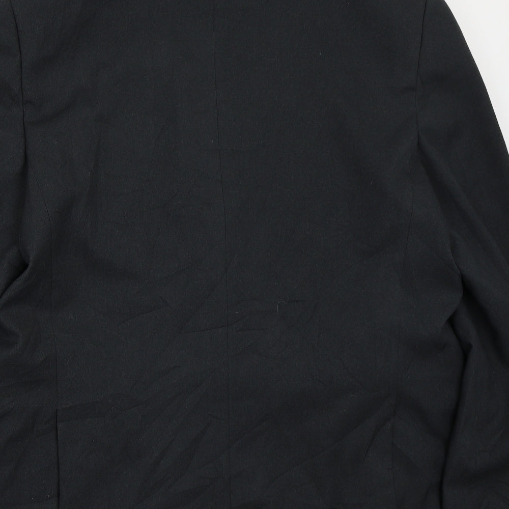 Mens UK Size 42 Greenwoods Regular Black Suit Jacket