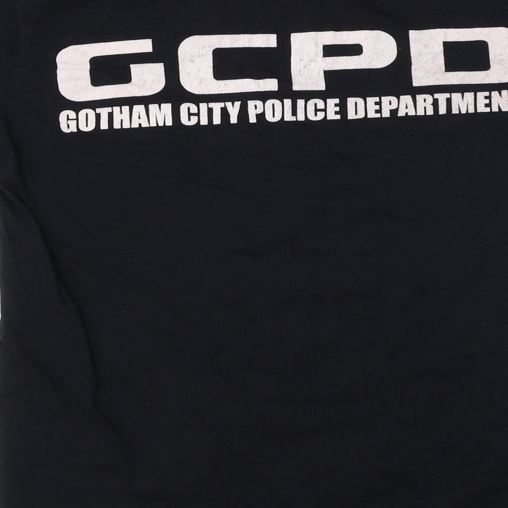 Mens UK Size S Gildan Black T-Shirt