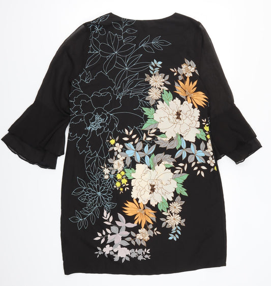 Yumi Womens Multicoloured Floral Mini Size 12