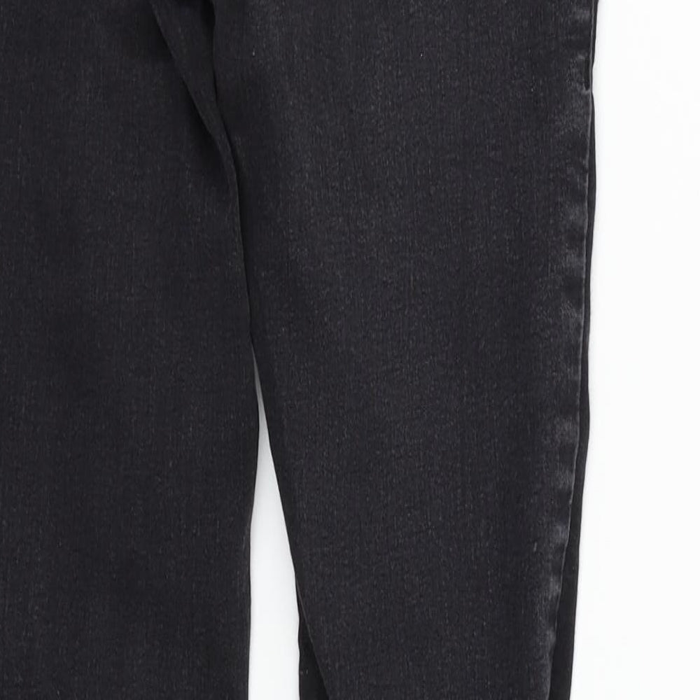 Topshop Womens Black Skinny Jeans Size 8 L28 in
